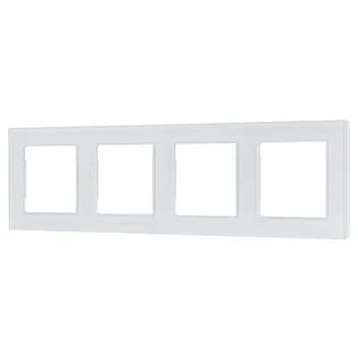 Рамка стеклянная FRM-GLARE-GS-4-WH