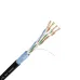 Витая пара F/UTP cat5e 4х2х24AWG черный PE OUT 305м