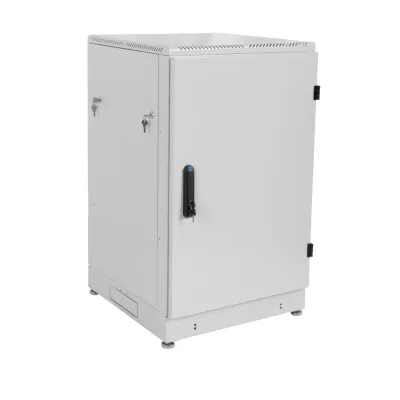 Шкаф телекоммуникационный напольный 18U (600x800) дверь металл