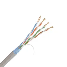 Витая пара F/UTP cat5e 4х2х24AWG STANDART CU PVC IN БЕЛЫЙ 305м