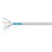 Витая пара F/UTP Cat 6 4 пары 23 AWG solid PVC нг(А)-LS серый 305м