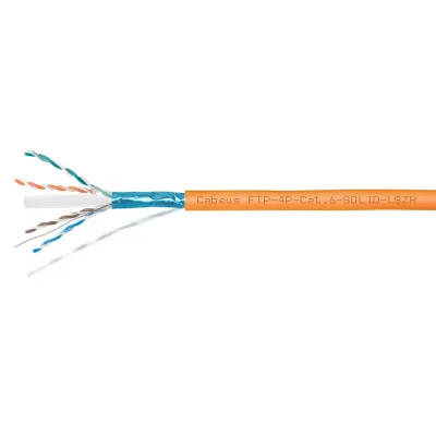 Витая пара экранированная FTP (F/UTP), категория  6, 4 пары (23 AWG), одножильный, для внутренней и внешней прокладки, LSZH-UV, (305 м)