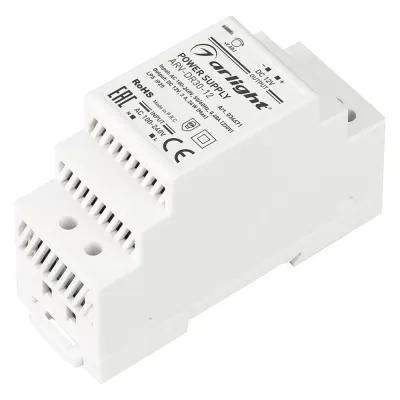 Блок питания ARV-DR30-12 (12V, 2A, 24W) (IP20 DIN-рейка)