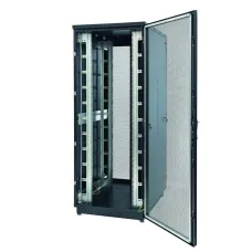 Шкаф Racknet S3000 22U 800 x 1000, передняя дверь перфорированная одностворчатая, задняя дверь перфорированная двустворчатая, черный