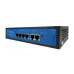 Коммутатор неуправляемый 4x100Мб/с (RJ45 PoE) 2x100Мб/с (RJ45) 65В