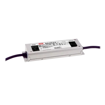 Источник питания AC-DC, 239.4Вт, стабилизатор тока, IP67, вход 100-305В AC, 47-63Гц, ККМ, выход 700-1050мА,178-342В (режим пост. мощности), в кожухе, встр. потенциоме