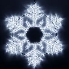 Фигура ARD-SNOWFLAKE-M10-1000x900-576LED White 230V, 35W Ardecoled, IP65