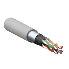 Витая пара TERACOM PRO 5E F/UTP 4 пары solid 24AWG PVC серый 305м