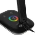 Настольный светильник ЭРА NLED-502-11W-BK светодиодный с RGB ночником черный