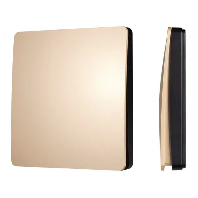 Панель управления кнопочная INTELLIGENT KINETIC-801-22-1G-WP-SUF Gold No battery, IP67, 433Mhz IARL, IP67 пластик, 3 года
