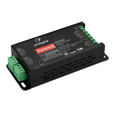 Декодер SMART-K52-DMX 12-24V, 3x8 A ARL, IP20, металл, 5 лет