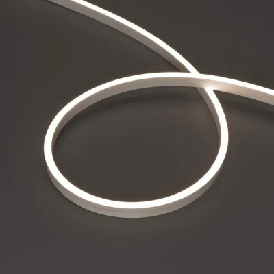 Лента герметичная MOONLIGHT-SIDE-A120-06x12mm 24V Day4000 9.6 W/m, IP65, 5m, wire x2, вывод кабеля прямой