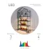 Теплица ЭРА FITO-House - 4 со светильниками в комплекте 4 яруса 1250х690х300 мм