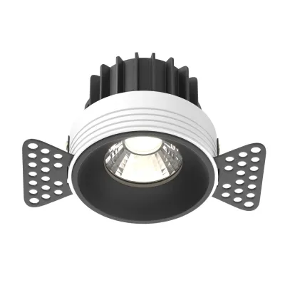 Встраиваемый светильник Round DL058-12W4K-TRS-B Черный