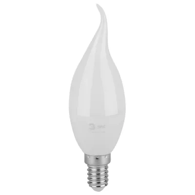 Лампа светодиодная ЭРА GREEN LINE LED BXS-10W-865-E14 GL E14 10 Вт свеча на ветру холодный свет