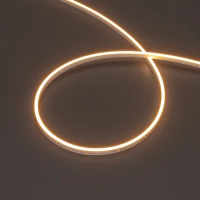 Лента герметичная MOONLIGHT-SIDE-M196-03x06mm 24V Warm2300 7.2 W/m, IP54, 2216, 5m, wire x2, вывод кабеля прямой
