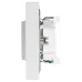 Розетка Intro Accent 6-208-01 , 2X2P+E Schuko со шторками, 16А-250В, IP20, СУ, AL/CU, белый