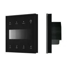 Панель сенсорная INTELLIGENT ARLIGHT SMART-DALI-301-11-4G-3SC-DT6 Черная 230В встраиваемая 2.4G IARL IP20 Пластик 5 лет