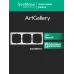 ARTGALLERY рамка 3-постовая, универсальная, белый