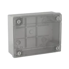 Коробка ответвит. с гладкими стенками, прозрачная, IP56, 300х220х120мм