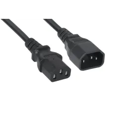 Кабель питания монитор-компьютер IEC 320 C13 - IEC320 C14 (3x1.0). 1.8 м