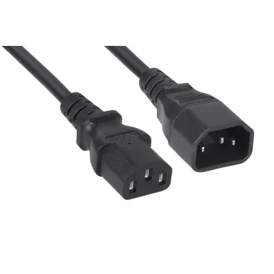 Кабель питания монитор-компьютер IEC 320 C13 - IEC 320 C14 (3x0.75), 3 м