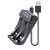 Зарядное устройство автоматическое KOC901USB для аккумуляторных батареек АА и ААА 2 слота Зарядное устройство автоматическое KOC901USB для аккумуляторных батареек АА и ААА 2 слота
