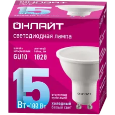 Лампа ОНЛАЙТ 90 469 OLL-PAR16-15-230-6.5K-GU10