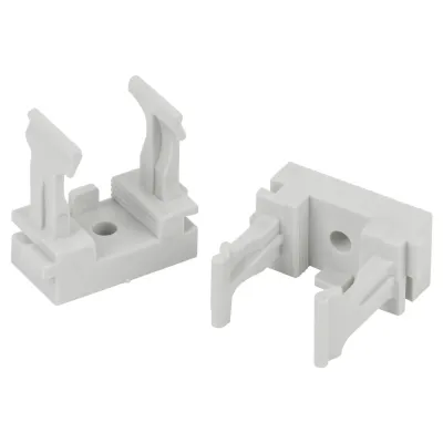 Крепеж-клипса ЭРА CLIP-20-P для трубы прямой монтаж серая d20мм 100шт