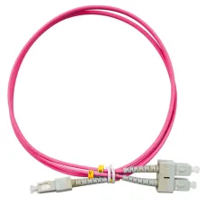 Патч-корд оптический duplex 1м SC-SC 50/125MM OM4 LSZH