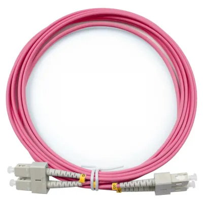 Патч-корд оптический duplex 3м SC-SC 50/125MM OM4 LSZH