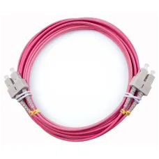 Патч-корд оптический duplex 5м SC-SC 50/125MM OM4 LSZH
