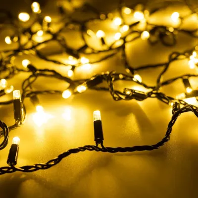 Гирлянда светодиодная декоративная ARD-STRING-CLASSIC-1000-BLACK-100LED-PULSE Warm 230V, 7W ARDCL, IP65