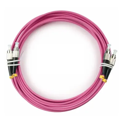 Патч-корд оптический duplex 5м FC-FC 50/125MM OM4 LSZH