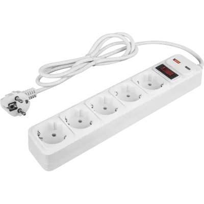 Сетевой фильтр ОНЛАЙТ 90 881 OSP-USB-05-180-ESC-3х0.75-WH