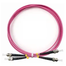 Патч-корд оптический duplex 1м ST-ST 50/125MM OM4 LSZH