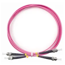Патч-корд оптический duplex 2м ST-ST 50/125MM OM4 LSZH