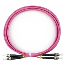 Патч-корд оптический duplex 3м ST-ST 50/125MM OM4 LSZH