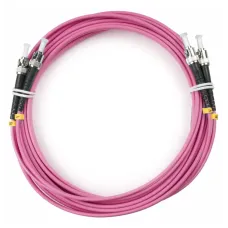 Патч-корд оптический duplex 5м ST-ST 50/125MM OM4 LSZH