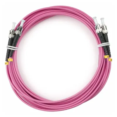 Патч-корд оптический duplex 5м ST-ST 50/125MM OM4 LSZH