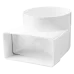 ZERNBERG 721 Колено d=100х120х60 мм в упак.