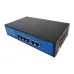 Коммутатор неуправляемый 4x100Мб/с (RJ45 PoE) 2x100Мб/с (RJ45) 65В