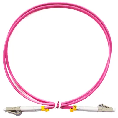 Патч-корд оптический duplex 1,5м LC-LC 50/125MM OM4 LSZH