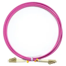 Патч-корд оптический duplex 2м LC-LC 50/125MM OM4 LSZH
