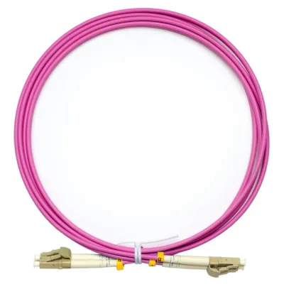 Патч-корд оптический duplex 2м LC-LC 50/125MM OM4 LSZH