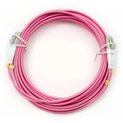 Патч-корд оптический duplex 7м LC-LC 50/125MM OM4 LSZH
