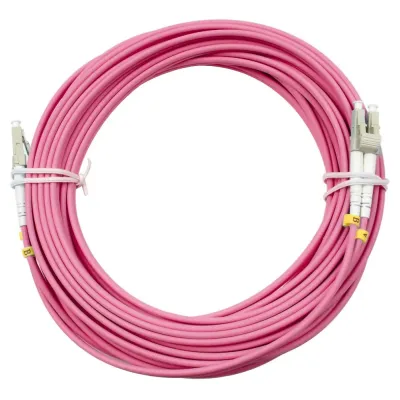 Патч-корд оптический duplex 25м LC-LC 50/125MM OM4 LSZH