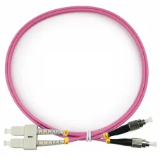 Патч-корд оптический duplex 1м SC-FC 50/125MM OM4 LSZH