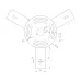 Светильник SP-RONDO-R250-30W Warm3000 (WH, 120 deg, 230V) (IP40 металл, 3 года)