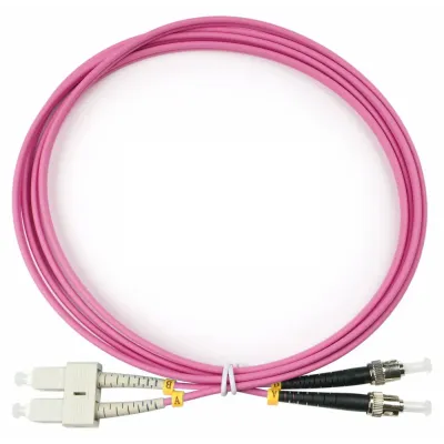 Патч-корд оптический duplex 2м SC-ST 50/125MM OM4 LSZH